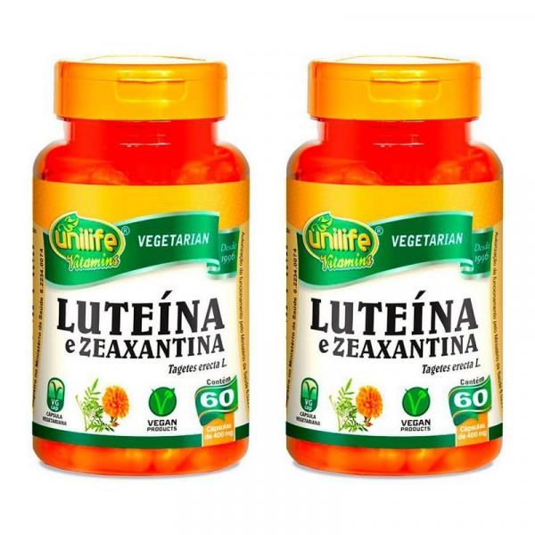 Luteína e Zeanxantina - 2x 60 Cápsulas - Unilife