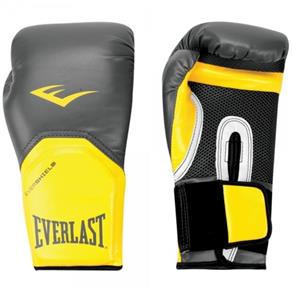 Luva Boxe Everlast Pro Style Elite Training 14 Oz - 1200761 Preto/Amarelo