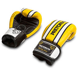 Luva Boxe Training Amarela e Branca 12Oz - Pretorian