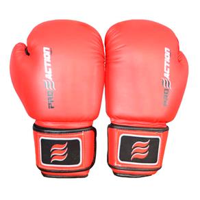 Luva de Boxe e Muai Thai ProAction 14OZ - Profissional - Vermelha