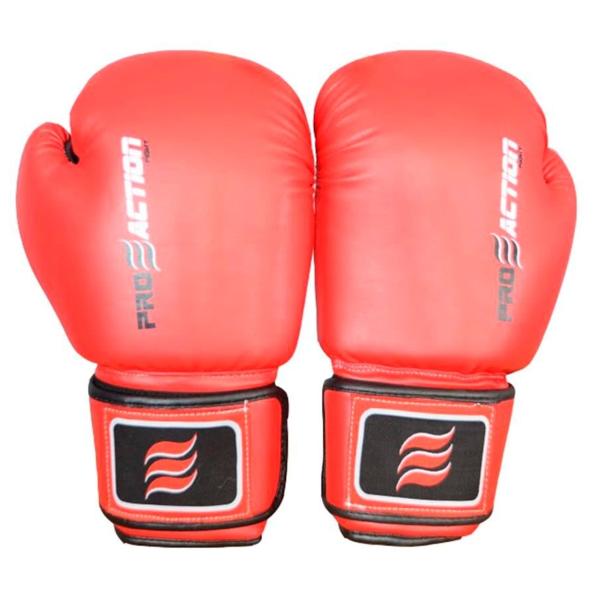 Luva de Boxe e Muay Thai Profissional 14oz Vermelha - ProAction F015