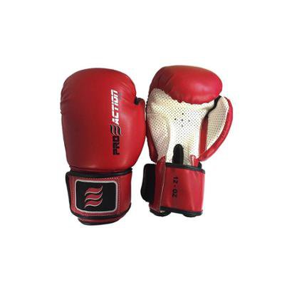 Luva de Boxe e Muay Thai Profissional - Vermelho - 14oz - ProAction