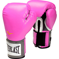 Luva de Boxe Everlast Pro Style 12Oz Pink Velcro Evercool Everfresh Pu