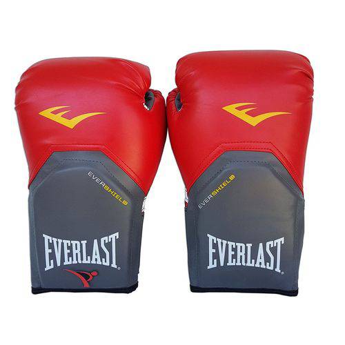 Luva de Boxe / Muay Thai 14oz - Vermelho - Pro Style - Everlast