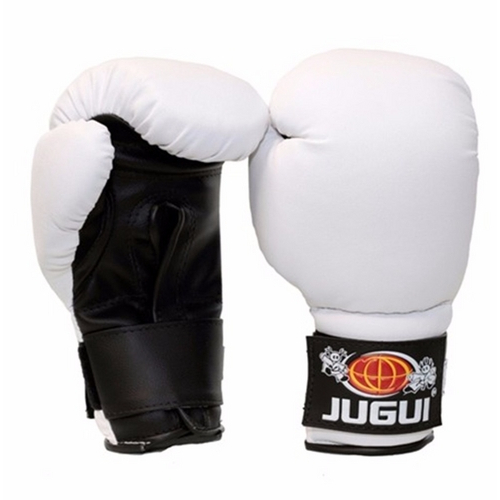 Luva de Boxe Muay Thai Combate Branco - Jugui