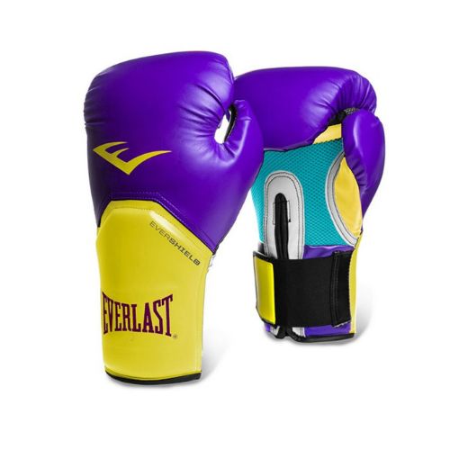Luva de Boxe Pro Style - Roxa/Amarela - Everlast