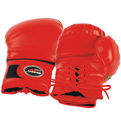Luva de Boxe Profissional - Vermelha - Poli Sports