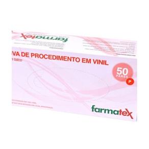 Luva de Procedimento em Vinil (sem Talco) *P -FARMATEX