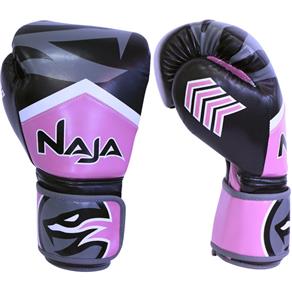 Luvas de Boxe Muay Thai New Extreme NAJA - Rosa - 10 OZ