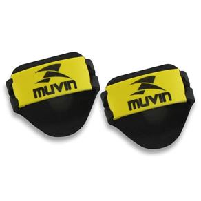 Luvas de Musculação em EVA Muvin - Preto/Amarelo