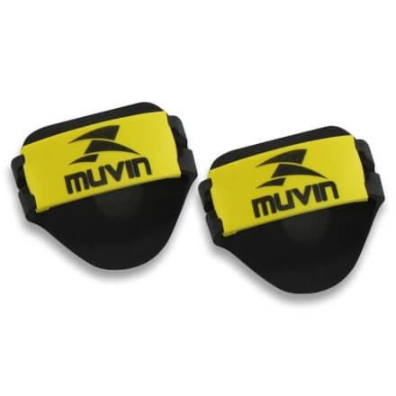 Luvas Musculação em EVA LVA-100 - Preto/Amarelo - Muvin