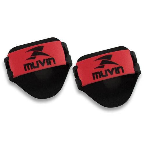 Luvas Musculação em Eva – Lva-100 - Preto/vermelho - Muvin