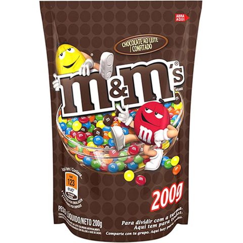 M&M Confeito de Chocolate 200g - Mars
