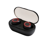 M2 TWS Mini Wireless Headset Bluetooth Headphones 5.0 In-Ear Stereo Headset Baixo Microfone embutido com 400mAh base de carregamento
