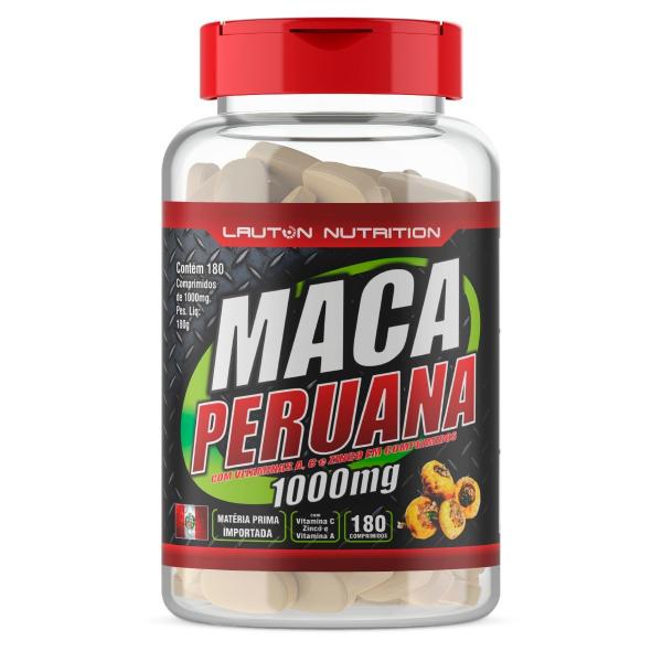 Maca Peruana 1000 Mg 180 Comprimidos Lauton Nutrition Original