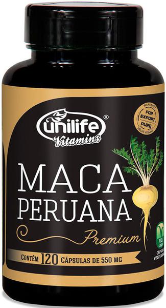 Maca Peruana Premium Pura Unilife 120 Capsulas 550mg