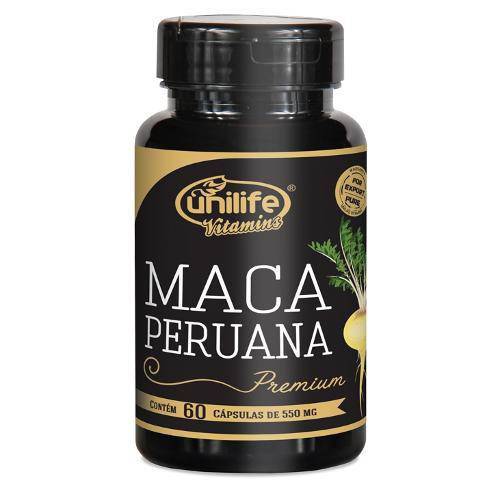 Maca Peruana Premium Unilife Vitamins 60 Caps