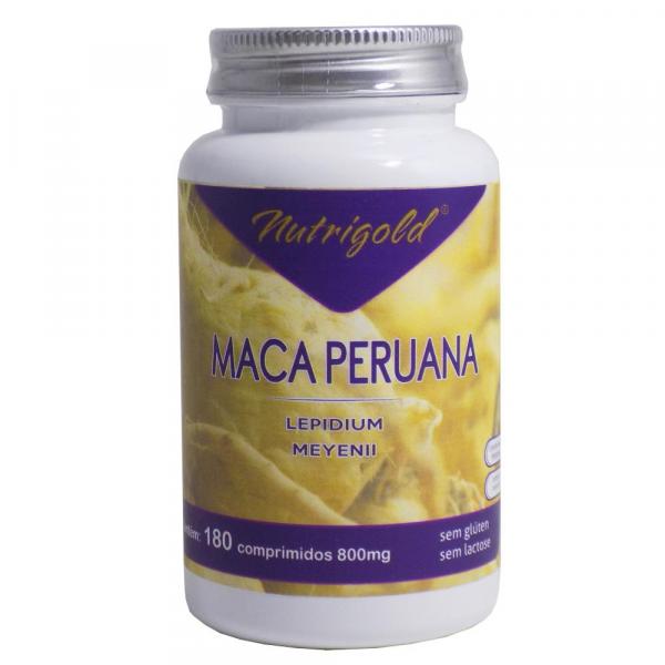 Tudo sobre 'Maca Peruana Pura 180 Comprimidos de 800 Mg Máximo 4 ao Dia Preço Hoje! - Nutrigold'