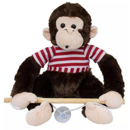 Tudo sobre 'Macaco Assobia Sensor de Presença Pelúcia - Bbr Toys'