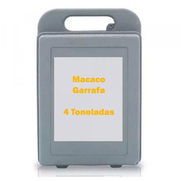 Macaco Garrafa Hidráulico 4 Toneladas com Maleta - Over Vision