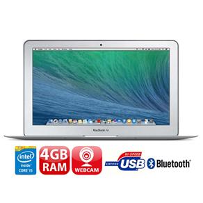 MacBook Air Apple MD712BZ/B com Intel® Core™ I5 Dual Core, 4GB, 256GB SSD, Wireless, Bluetooth, Webcam, LED 11.6" e OS X Mavericks