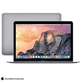 MacBook, Intel® Core M, 8 GB, 512 GB, Tela de 12, OS X Yosemite, Cinza Espacial - MJY42BZ/A
