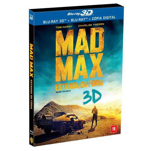 Mad Max - Estrada da Fúria - Blu-Ray 3D + Blu-Ray + Cópia Digital