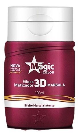 Magic Color Gloss 3 D Matizador Efeito Marsala 100ml