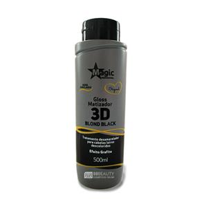 Magic Color Gloss Matizador 3D Blond Black Efeito Grafite 500ml