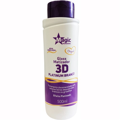 Magic Color Gloss Matizador 3D - Platinum Branco 500Ml