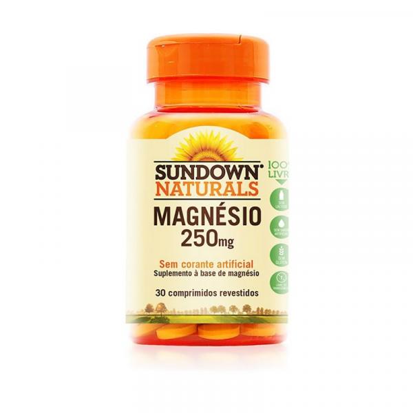 Magnésio 250mg Sundown 30 Comprimidos