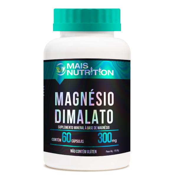 Magnesio Dimalato 300mg 60 Capsulas - Mais Nutrition