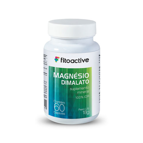 Magnésio Dimalato 400 Mg 60 Cápsulas Fitoactive
