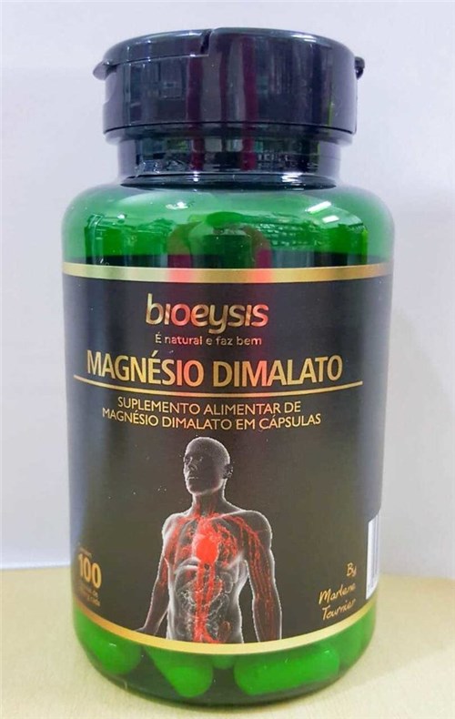 Magnésio Dimalato 400Mg, 100 Cápsulas, Bioeysis