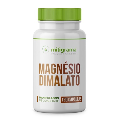 Magnésio Dimalato 400Mg Cápsulas - 120 Cápsulas