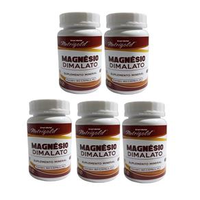 Magnesio Dimalato 5 X 60 Cápsulas Sem Gluten Sem Lactose Nutrigold - Menta - 1 Unidade