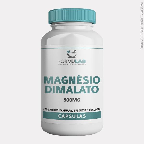 Magnésio Dimalato 500mg-120 CÁPSULAS - Formulab