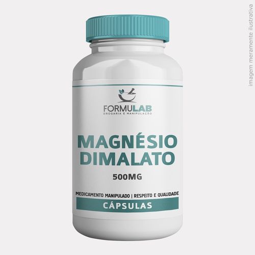 Magnésio Dimalato 500mg-60 Cápsulas