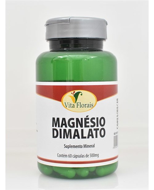 Magnésio Dimalato 500Mg com 60 Cápsulas
