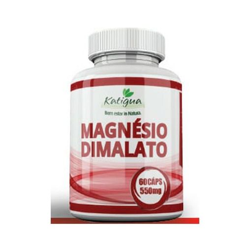 Magnésio Dimalato 550mg - 60 Capsulas Katigua