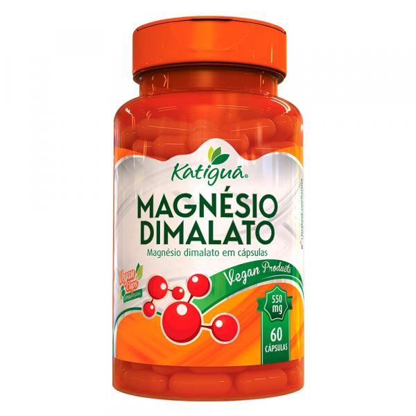 Magnésio Dimalato (550mg) 60 Cápsulas Vegetarianas - Katiguá - Katigua
