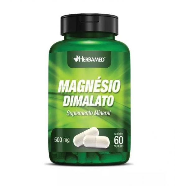Magnésio Dimalato 60 Cápsulas 500Mg Herbamed