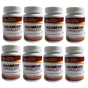 Magnesio Dimalato 8 X 60 Cápsulas Sem Gluten Sem Lactose Nutrigold - Menta - 1 Unidade