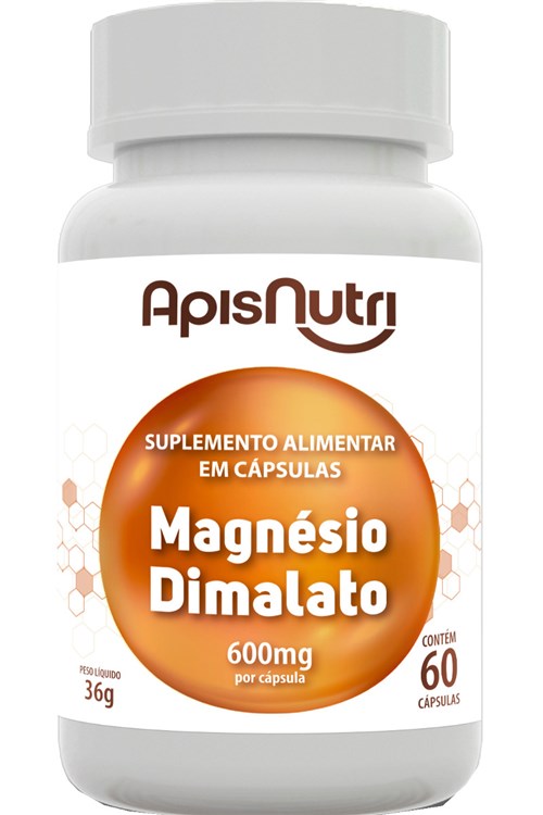 Magnésio Dimalato Apisnutri 60 Capsulas