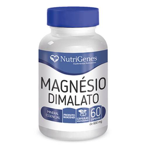 Tudo sobre 'Magnésio Dimalato - Nutrigenes - Ref.: 126 - 60 Cápsulas de 600 Mg'
