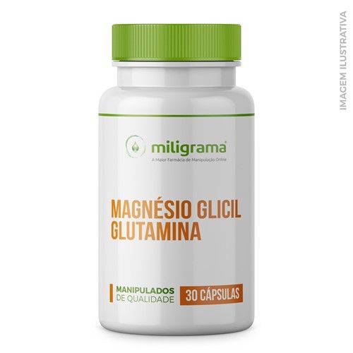 Tudo sobre 'Magnésio Glicil Glutamina 400mg Cápsulas - 30 Cápsulas'