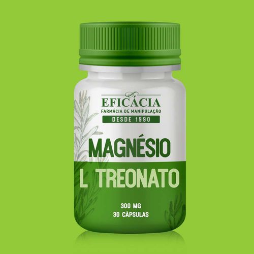 Magnésio L Treonato 300mg - 30 Cápsulas