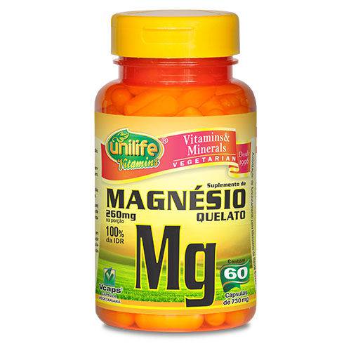 Magnésio Mg Unilife 60 Cápsulas