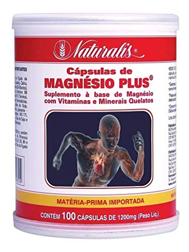 Magnésio Plus (1200mg) 100 Cápsulas - Naturalis