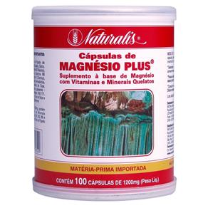 Magnésio Plus - Sem Sabor - 100 Cápsulas